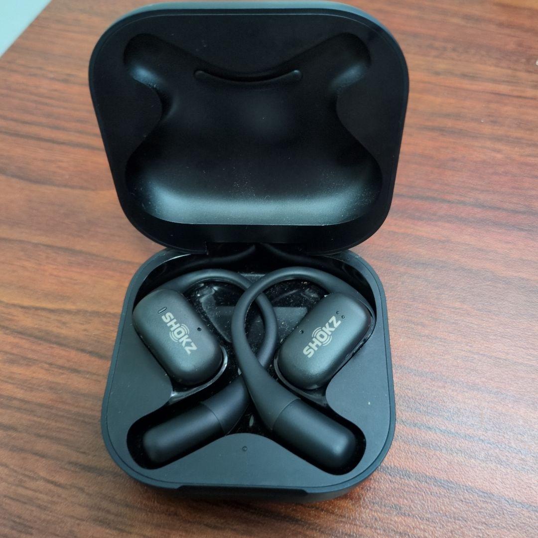 SHOKZ OPENFIT ワイヤレスイヤホン ブラック