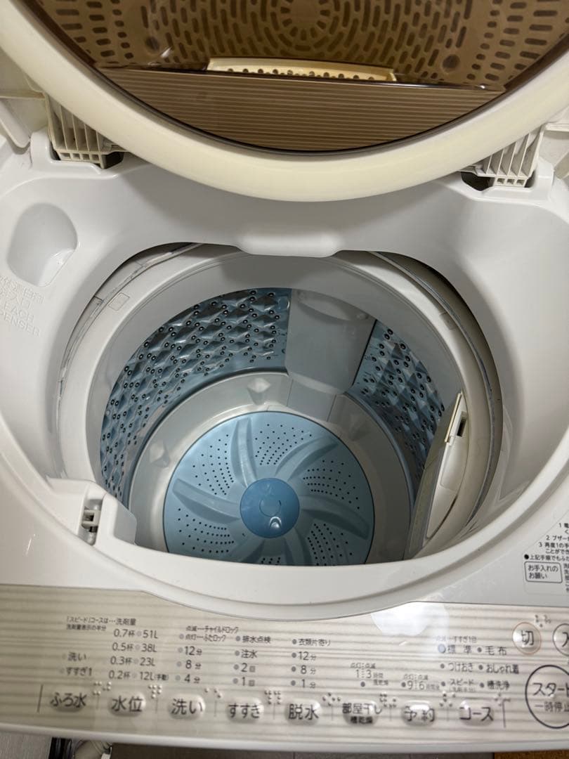 東芝　TOSHIBA 洗濯機　2017年　中古　格安