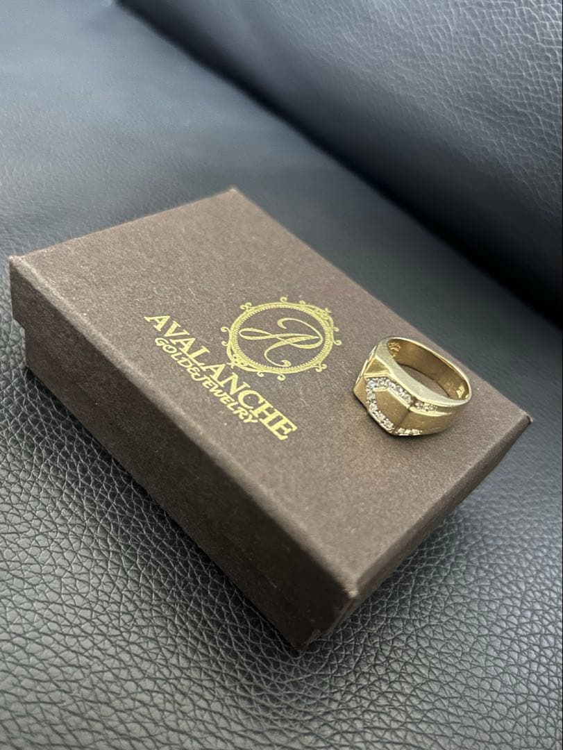 AVALANCHE avalanche 10k イエローゴールドリング