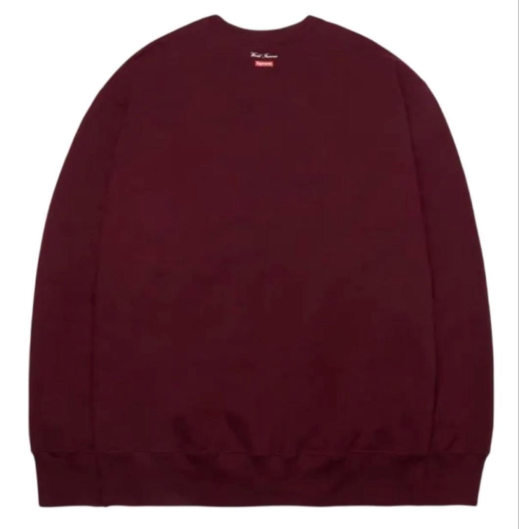 Supreme Aerial Crewneck Burgundy スウェット M
