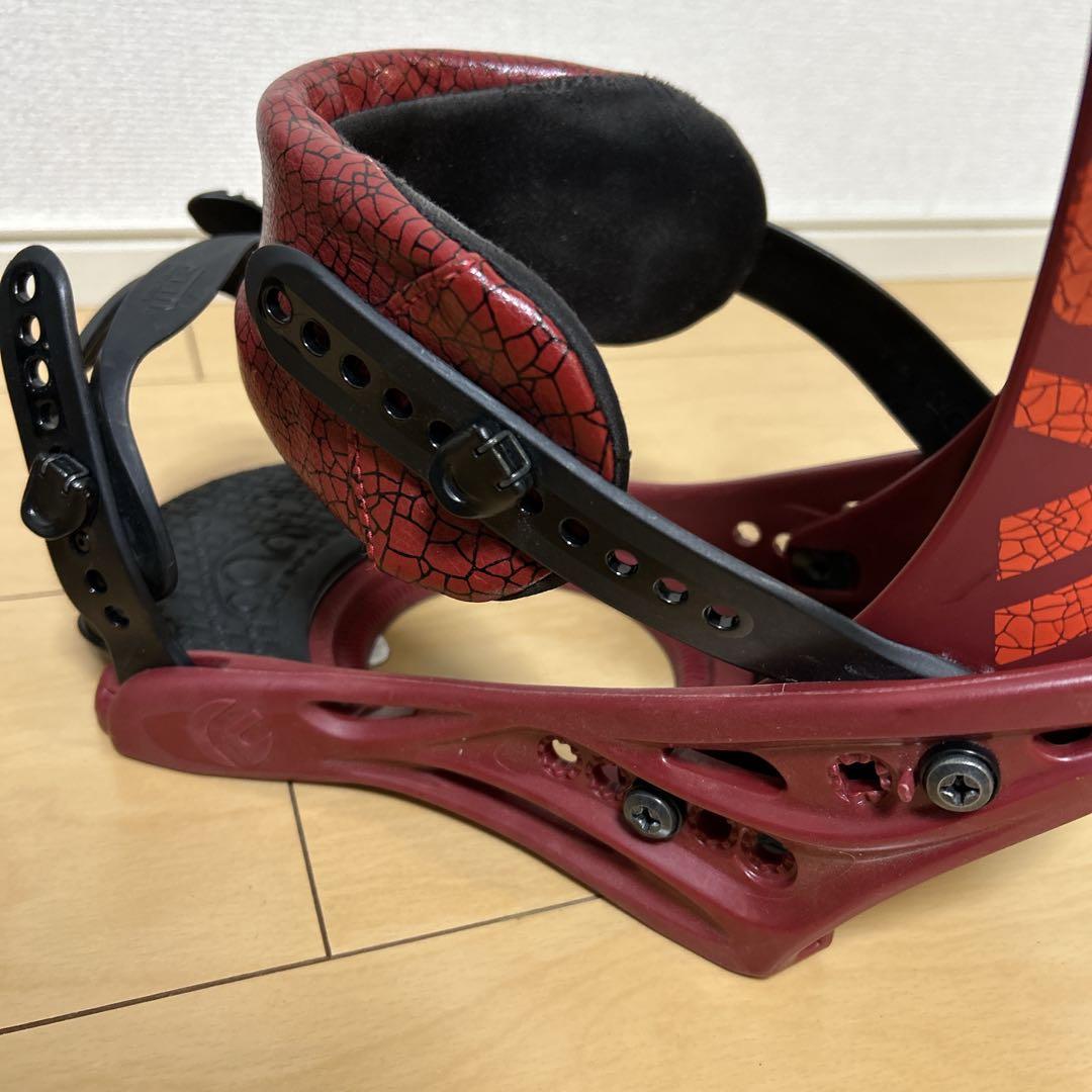 フラックス PR Mサイズ ビンディング スノーボード スノボー レッド　赤