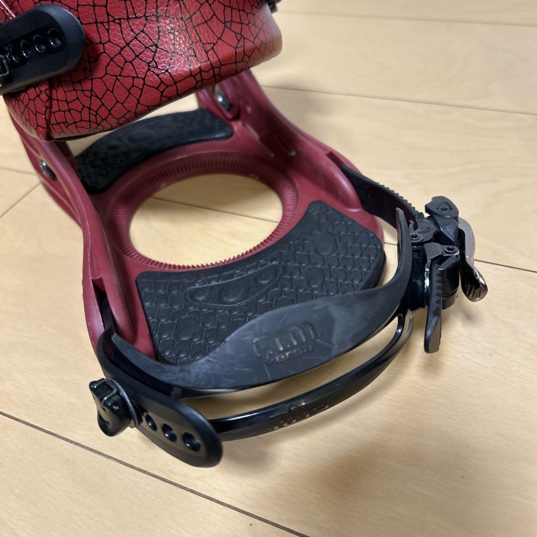 フラックス PR Mサイズ ビンディング スノーボード スノボー レッド　赤