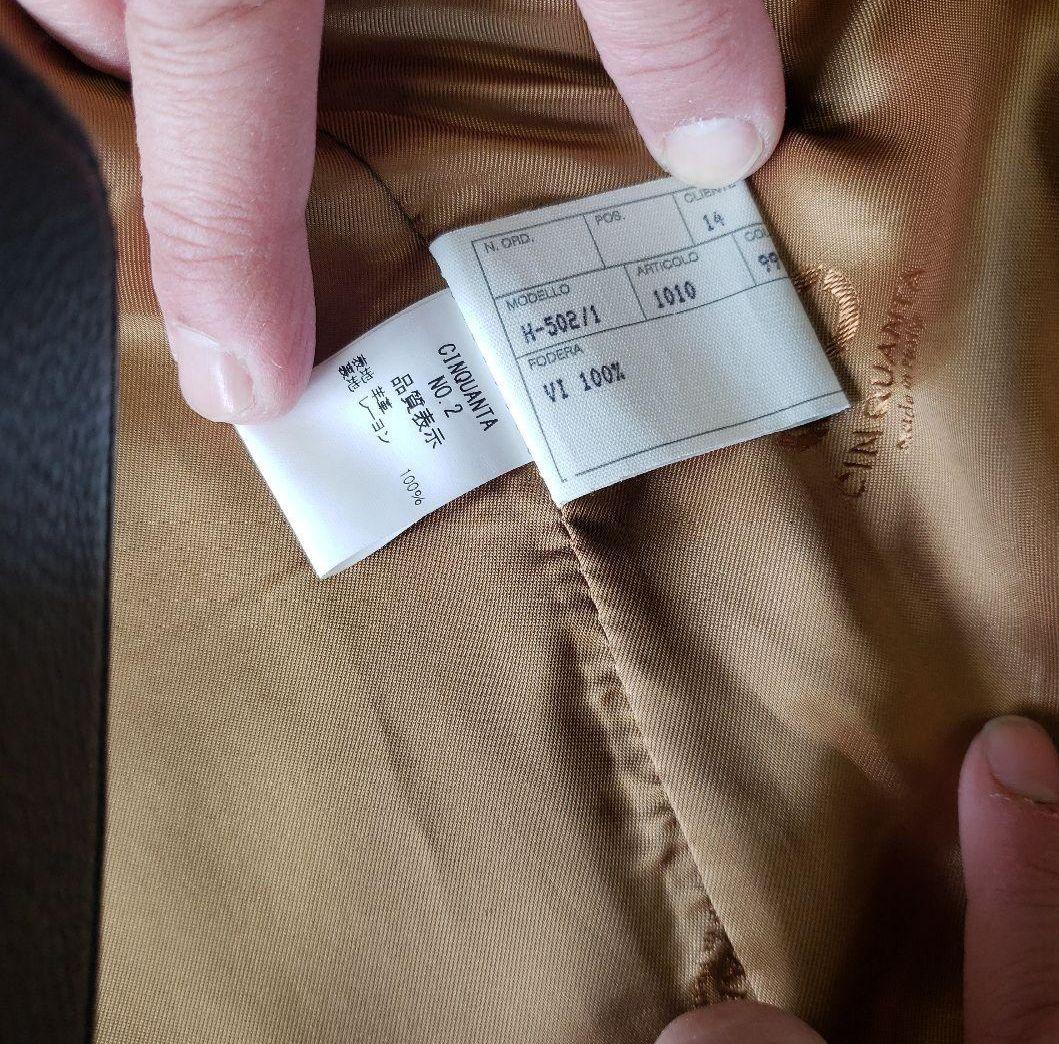 cinquanta 48 ラムレザー レザージャケット