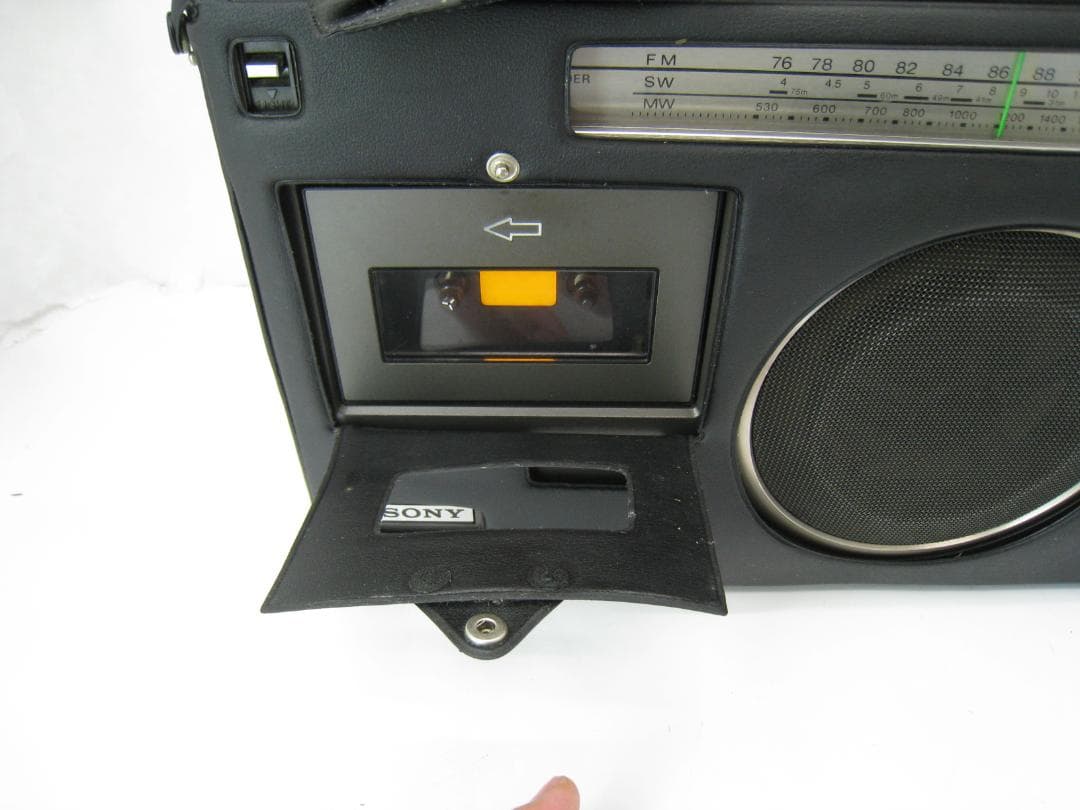 専用カバー付 SONY レトロラジカセ CF-1980ii