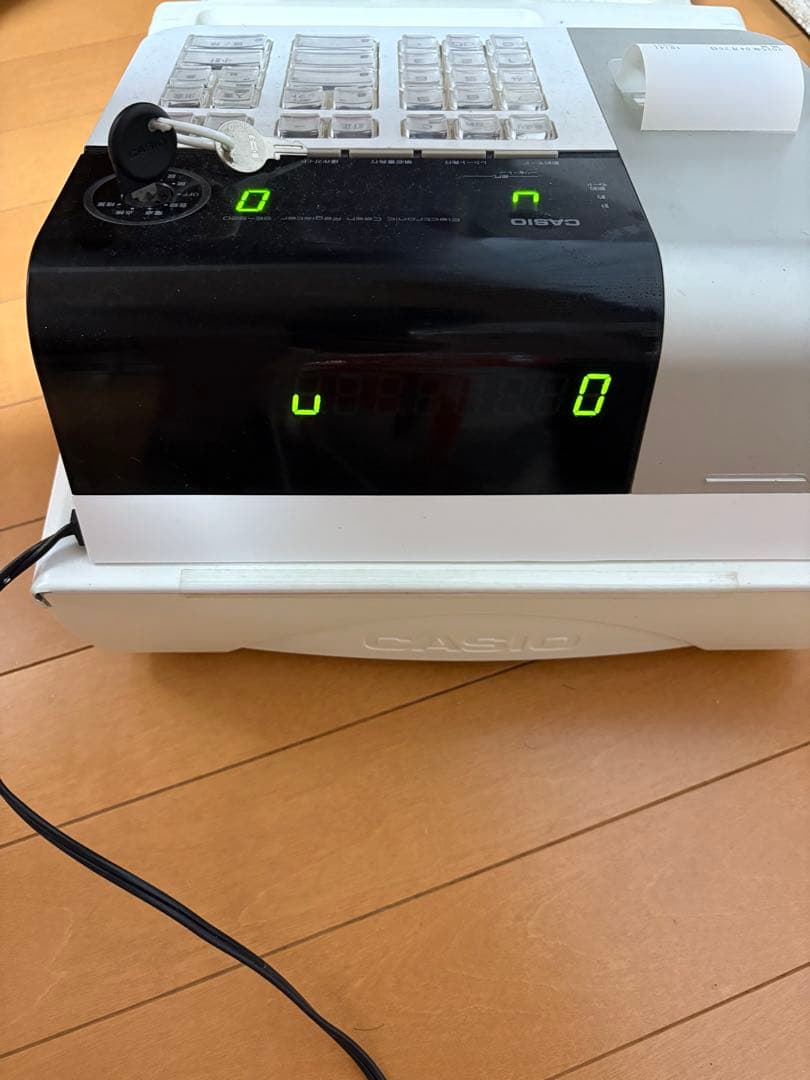 CASIO レジスター　SE-S20 ホワイト