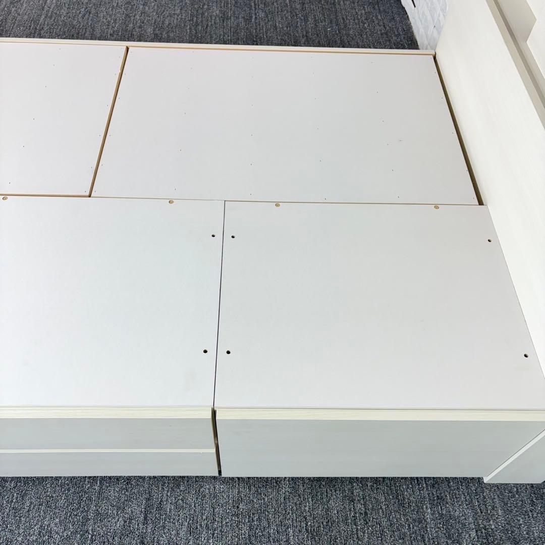 ニトリ ベットフレーム セミダブルサイズ 収納付き 寝具 家具 C060