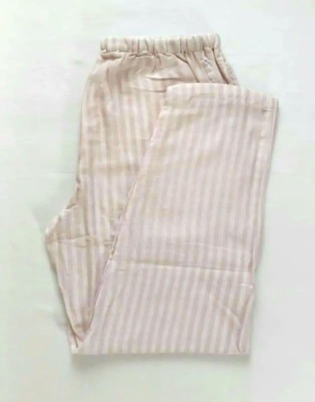 新品·UCHINOウチノ　マシュマロガーゼ　ダブルストライプパジャマ