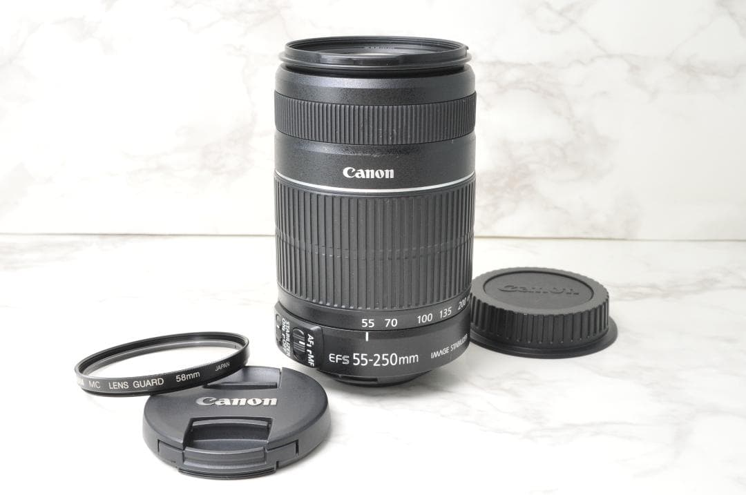 望遠レンズ❣️Canon EF-S 55-250mm IS Ⅱ 手ぶれ補正