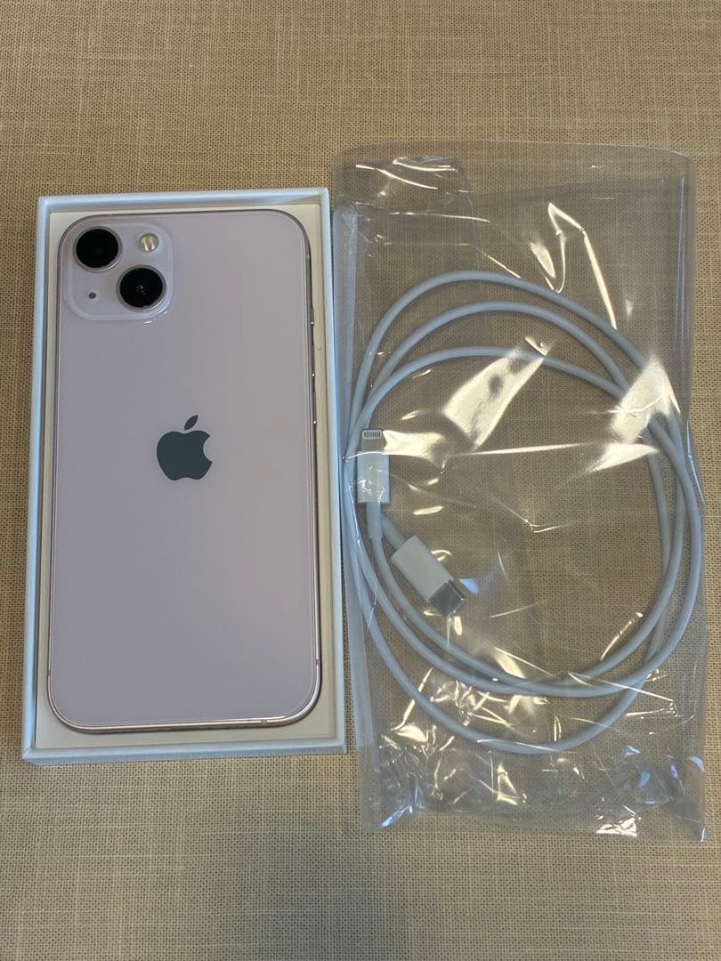 iPhone 13 ピンク 128GB バッテリー85% 不具合あり