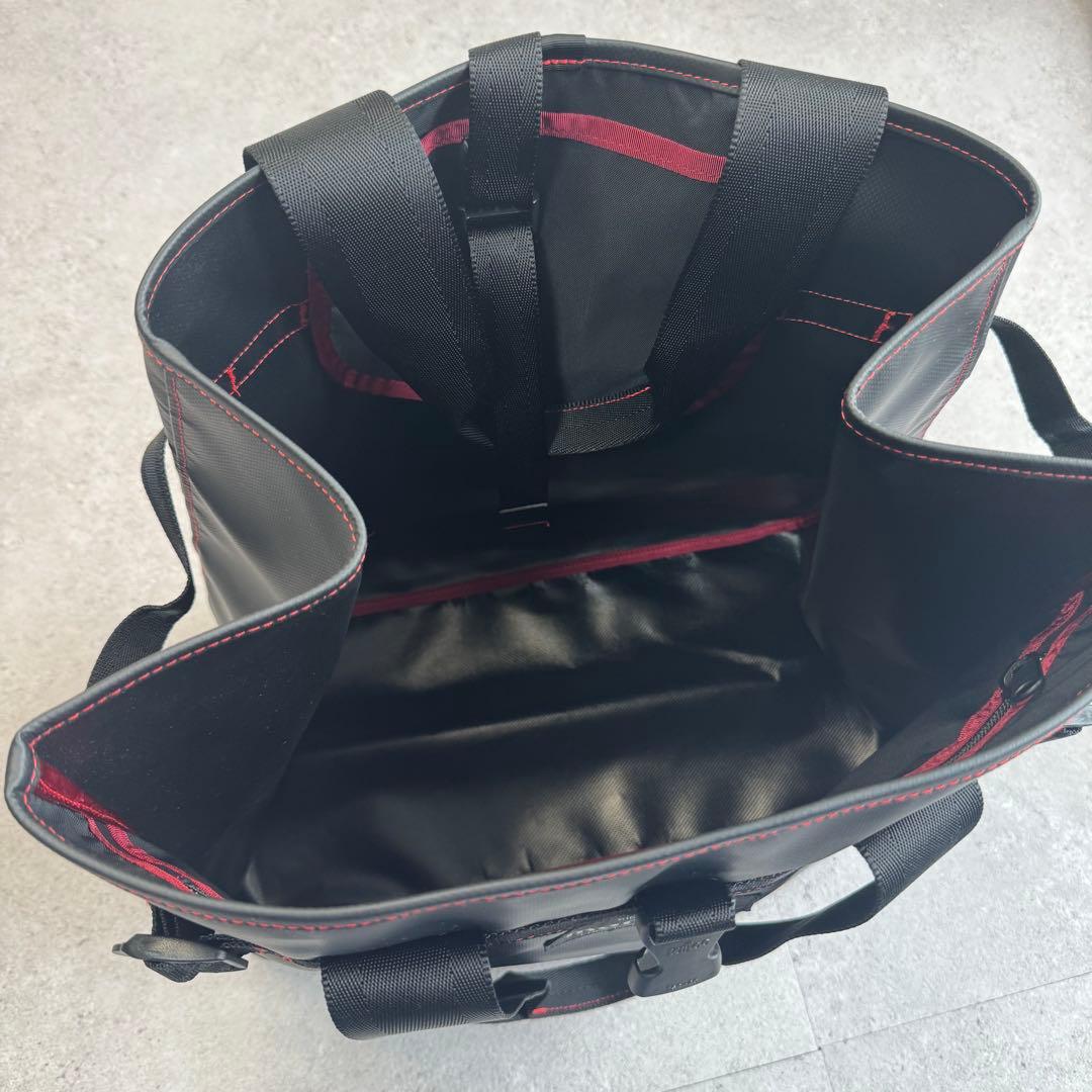 極美品 モンベル 防水 タフトート バッグ M ブラック 1123234