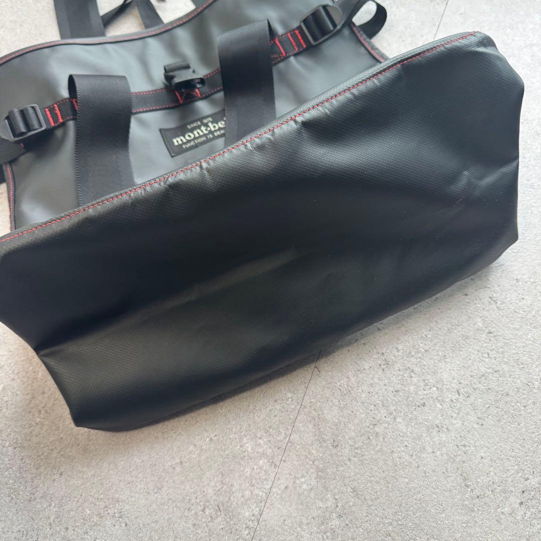 極美品 モンベル 防水 タフトート バッグ M ブラック 1123234
