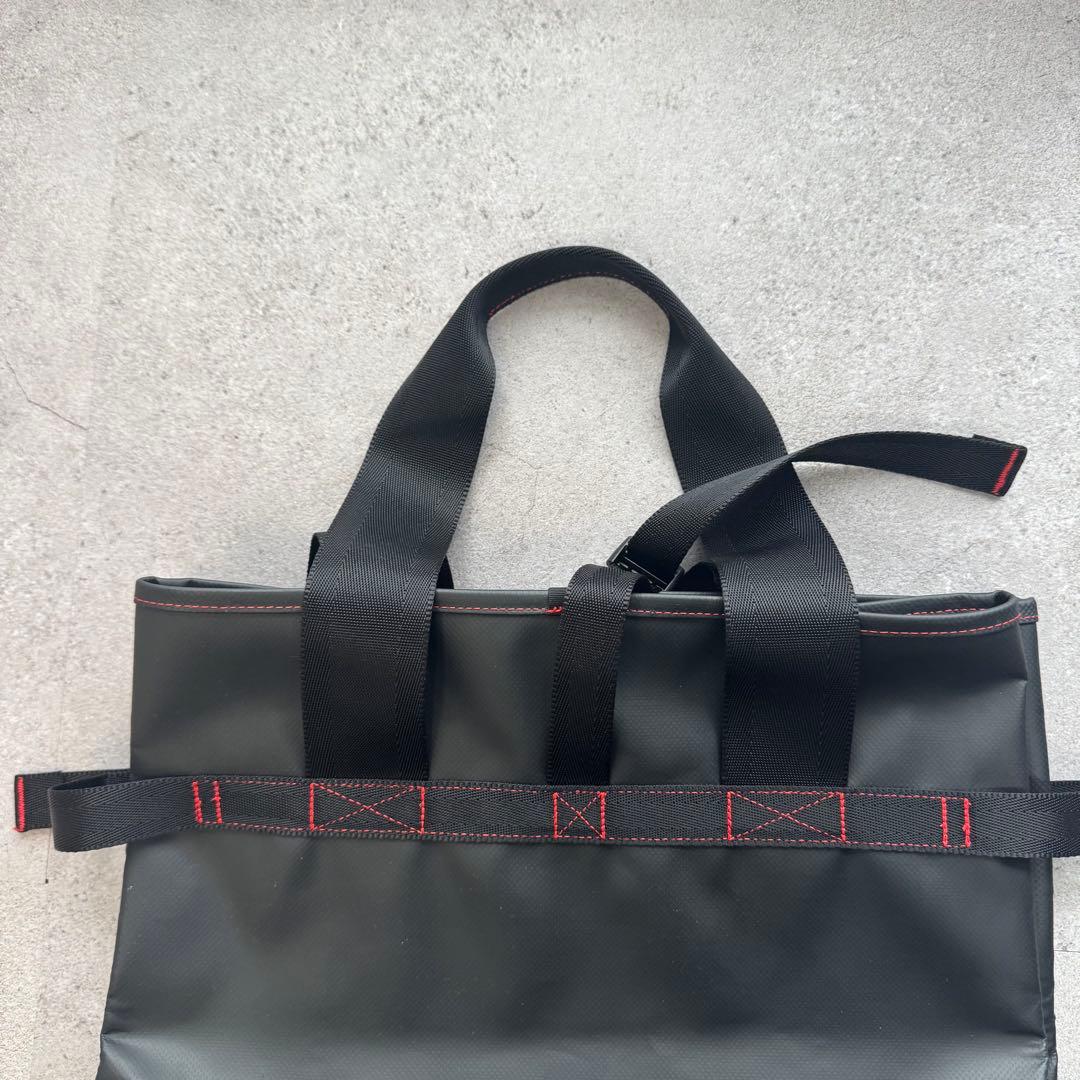 極美品 モンベル 防水 タフトート バッグ M ブラック 1123234