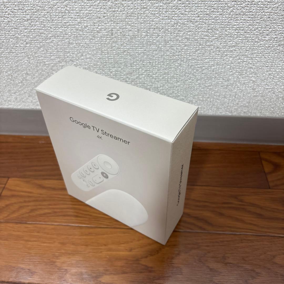 Google TV Streamer 4K 音声リモコン付き