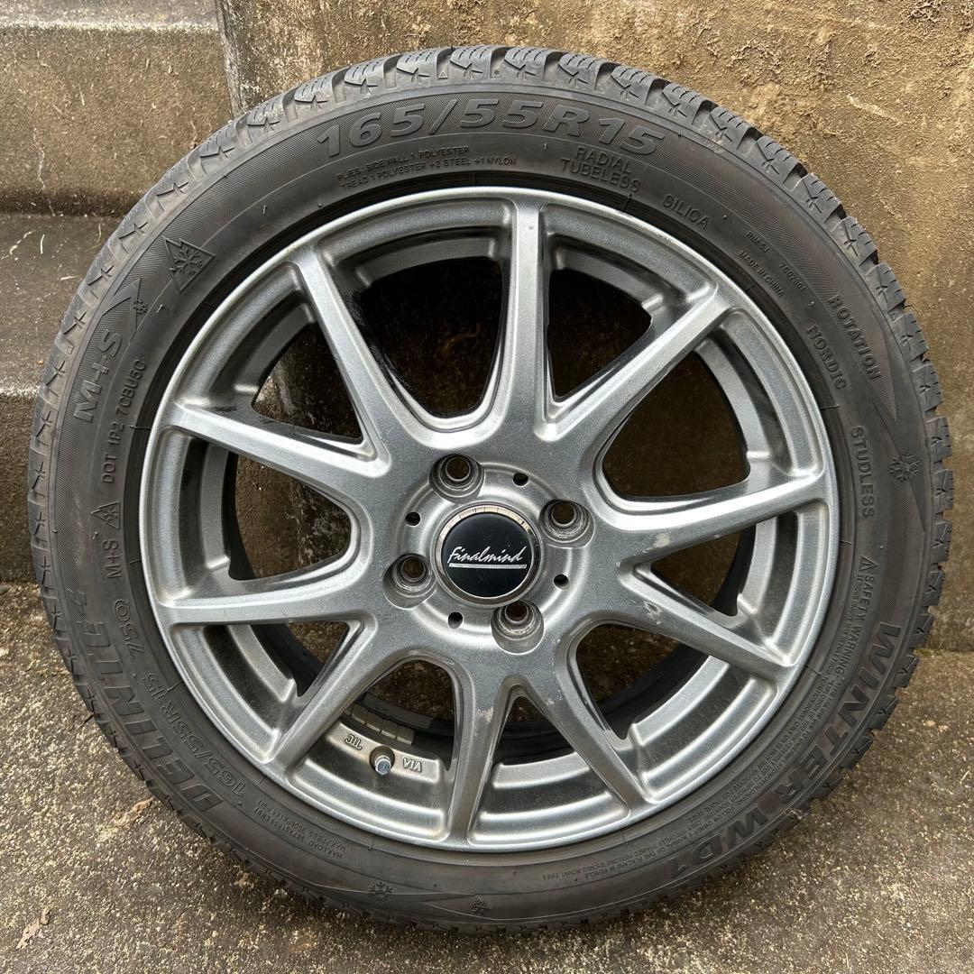 165/55R15 ホイール•スタッドレスタイヤセットfinalmind