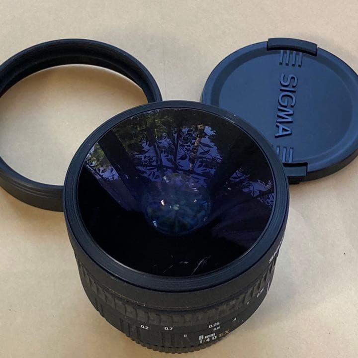 SIGMA シグマ　8mmF4D EXフィッシュアイ　ニコンFマウント