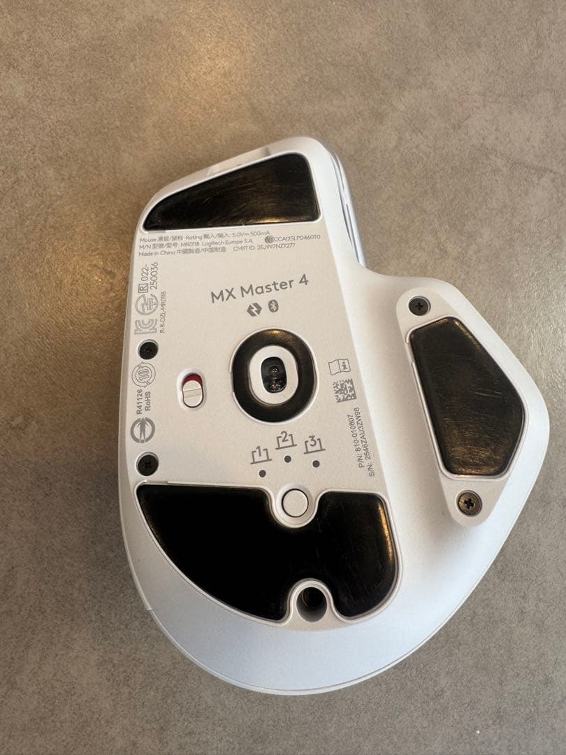 【美品】ロジテック（ロジクール）MX MASTER 4 ペイルグレー