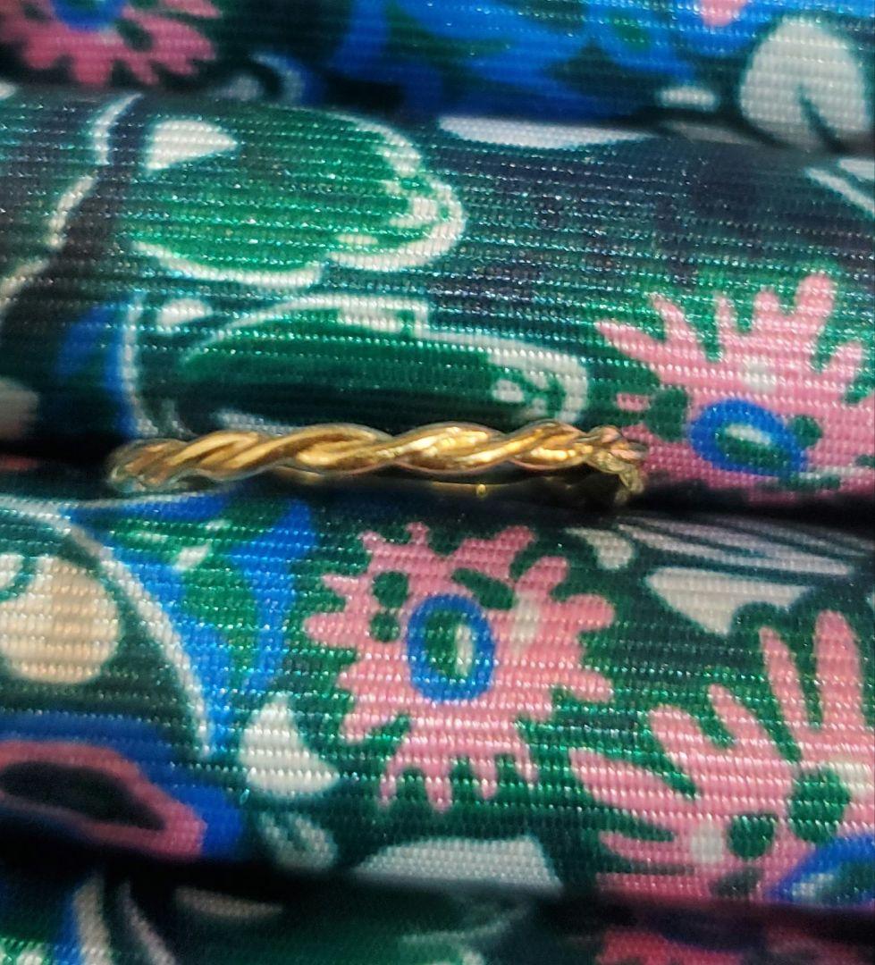 ete K10 YG レイヤード ツイストリング 13号