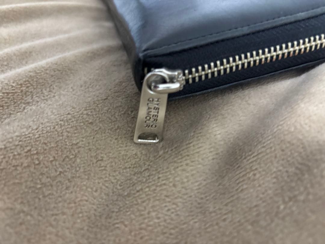 HYSTERIC GLAMOUR 黒 レザー 長財布