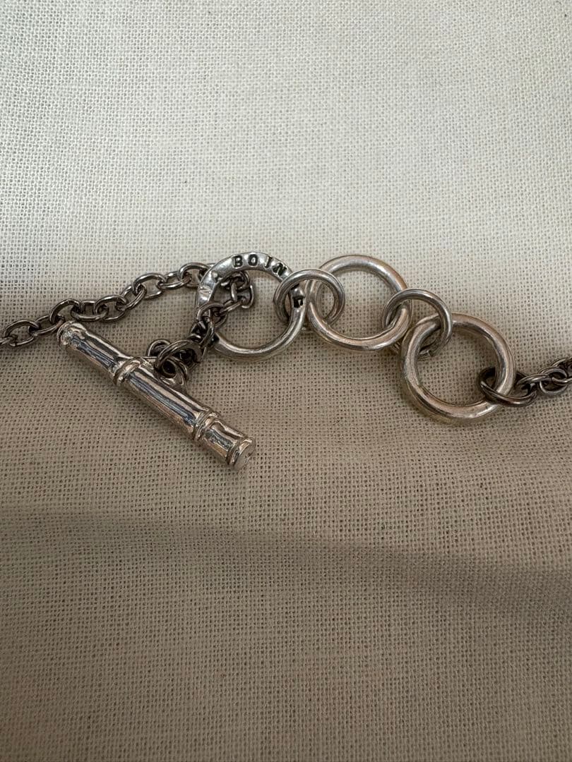 ブルーナボイン ベン・ヴァーラショートネックレス　シルバーBRUNABOINNE