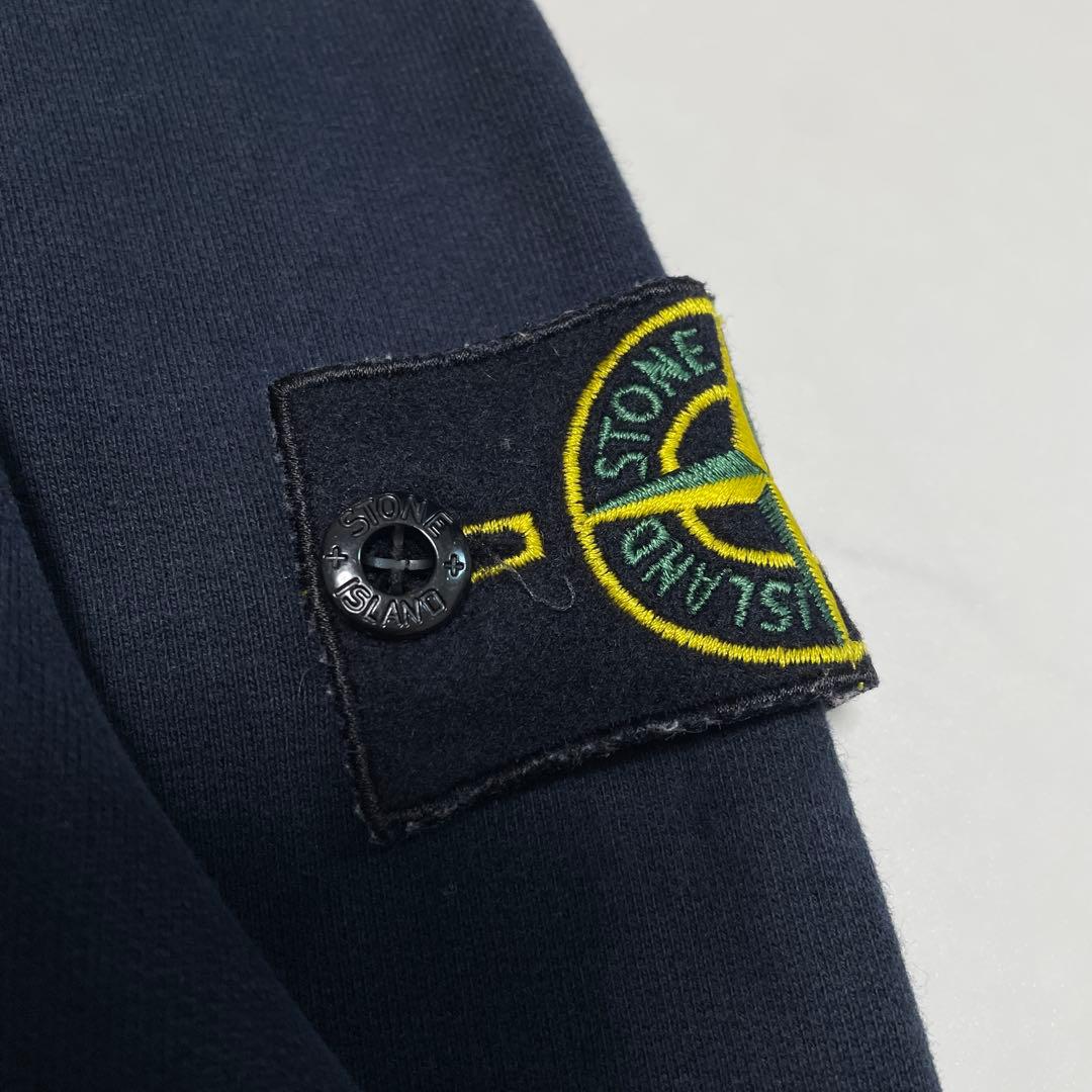 STONE  コットン　クルーネック　トレーナー　ネイビー　Mサイズ