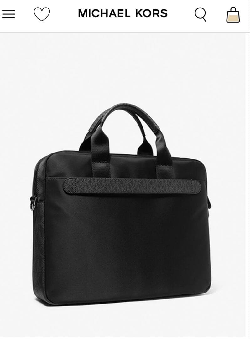 本日限り‼️タグ付き・新品❗️MICHAEL KORS ブラック ビジネスバッグ