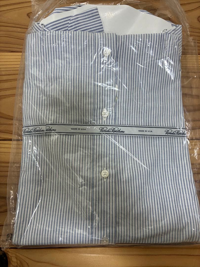 ブルックスブラザーズ ストライプ ドレスシャツ 16-33 USA製