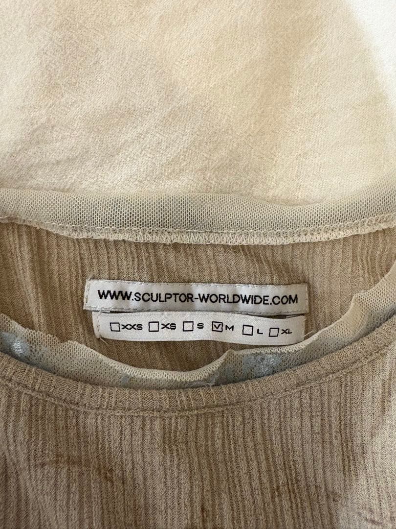 SCULPTOR トップス ベージュ M