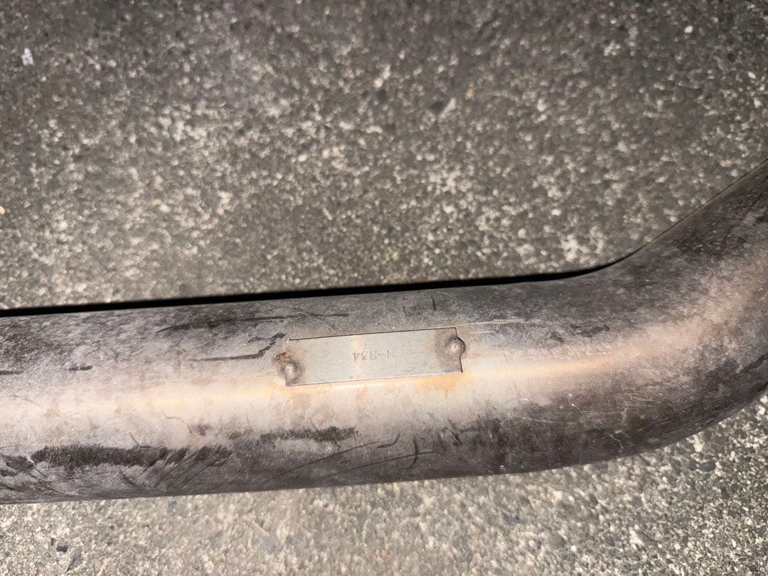 er34セダン ターボ用 サムライパワー中間パイプ 砲弾用 80パイ