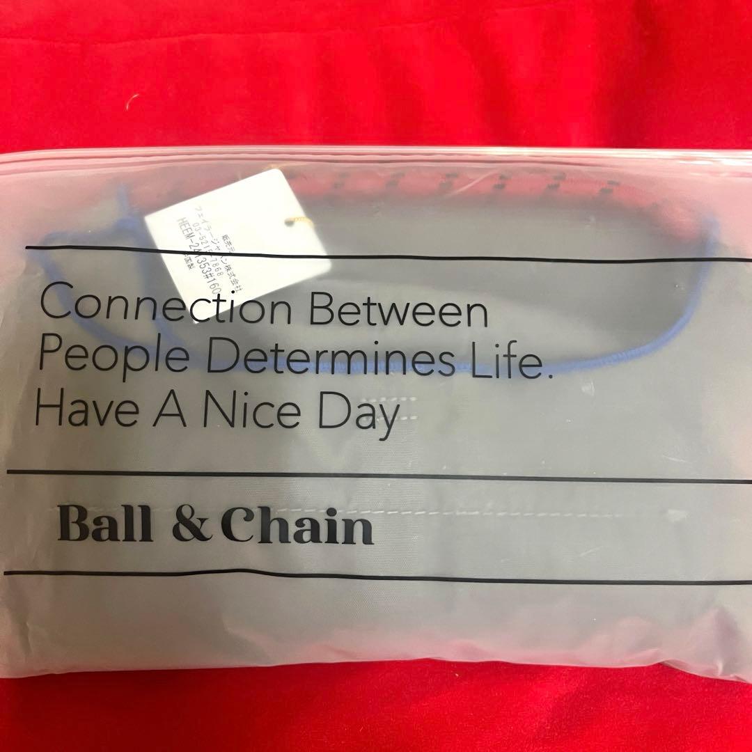 新品未使用　正規品　フェイラー　ボールアンドチェーンコラボ　ハイジグレーサイズＬ