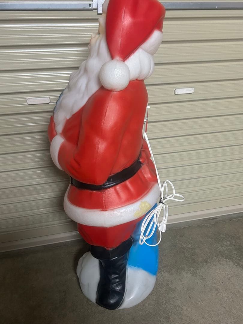 ◆アンティーク　サンタクロース　置物　イルミネーション　ブローライト 1971年