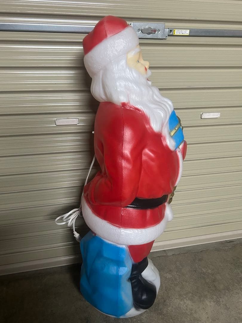 ◆アンティーク　サンタクロース　置物　イルミネーション　ブローライト 1971年