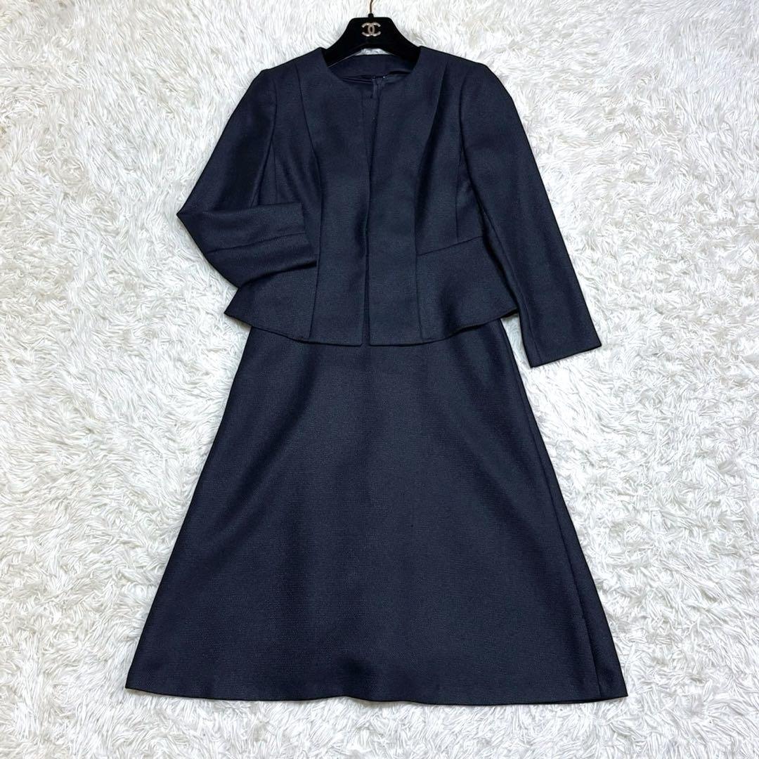 専用 極美品 アナセットアップ スーツ ワンピース ジャケット ネイビー