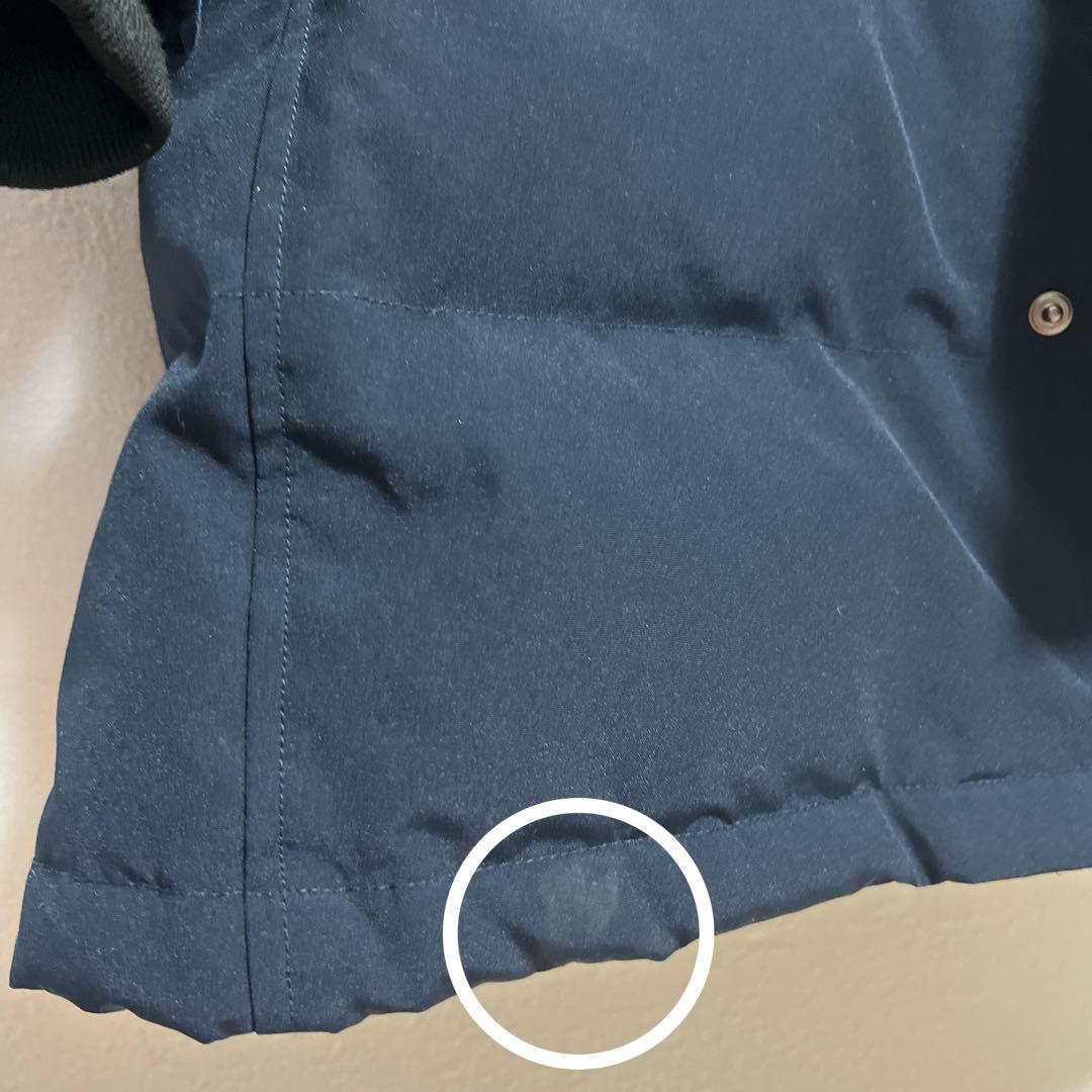 DANTON⭐︎フード付き ロングダウンジャケット　ネイビー36