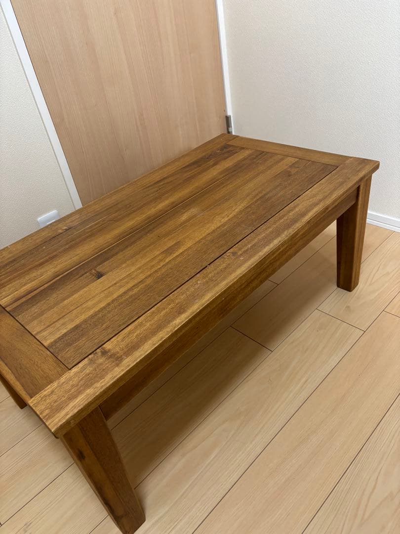 B-COMPANY ローテーブル 90cm 木製 北欧風