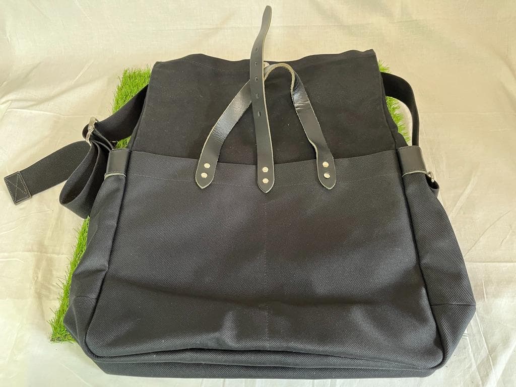 nanamica ブリーフケース 黒 日本製 CORDURA