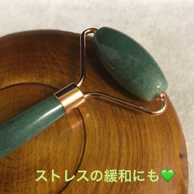 ★厳選ご奉仕★お顔✳︎首筋マッサージ【アベンチュリン♡天然石美顔ローラー】❤️