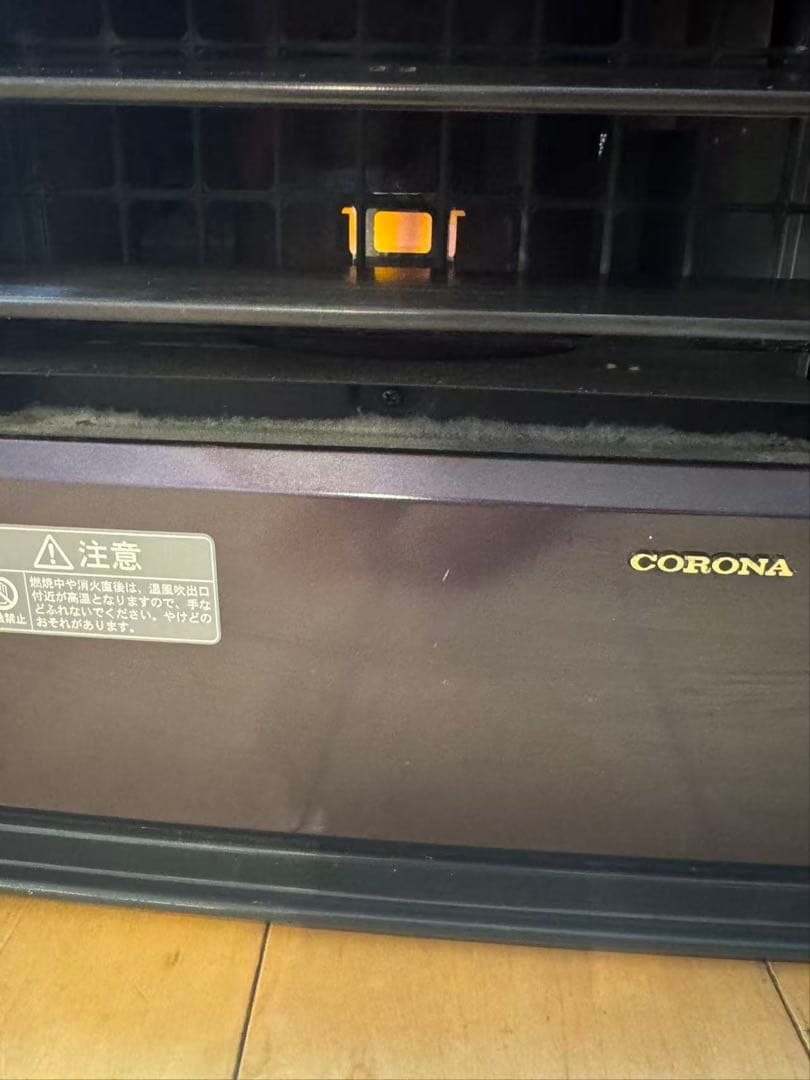 CORONA　石油ファンヒーター　リモコン付き　FH-WZ5717BY　暖房器具