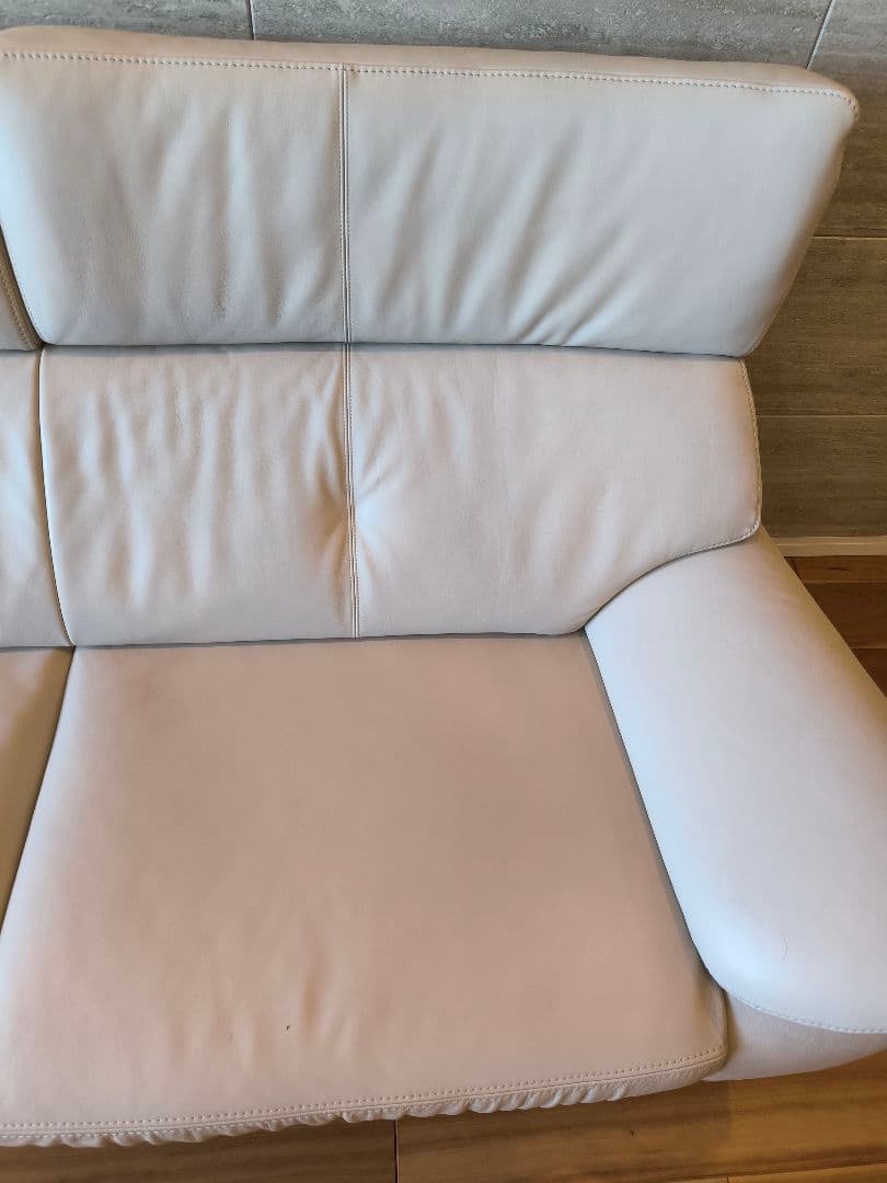 ◆煌ちゃん◆　カリモク　ソファ　2人掛けロング　ZW7322 ホワイト