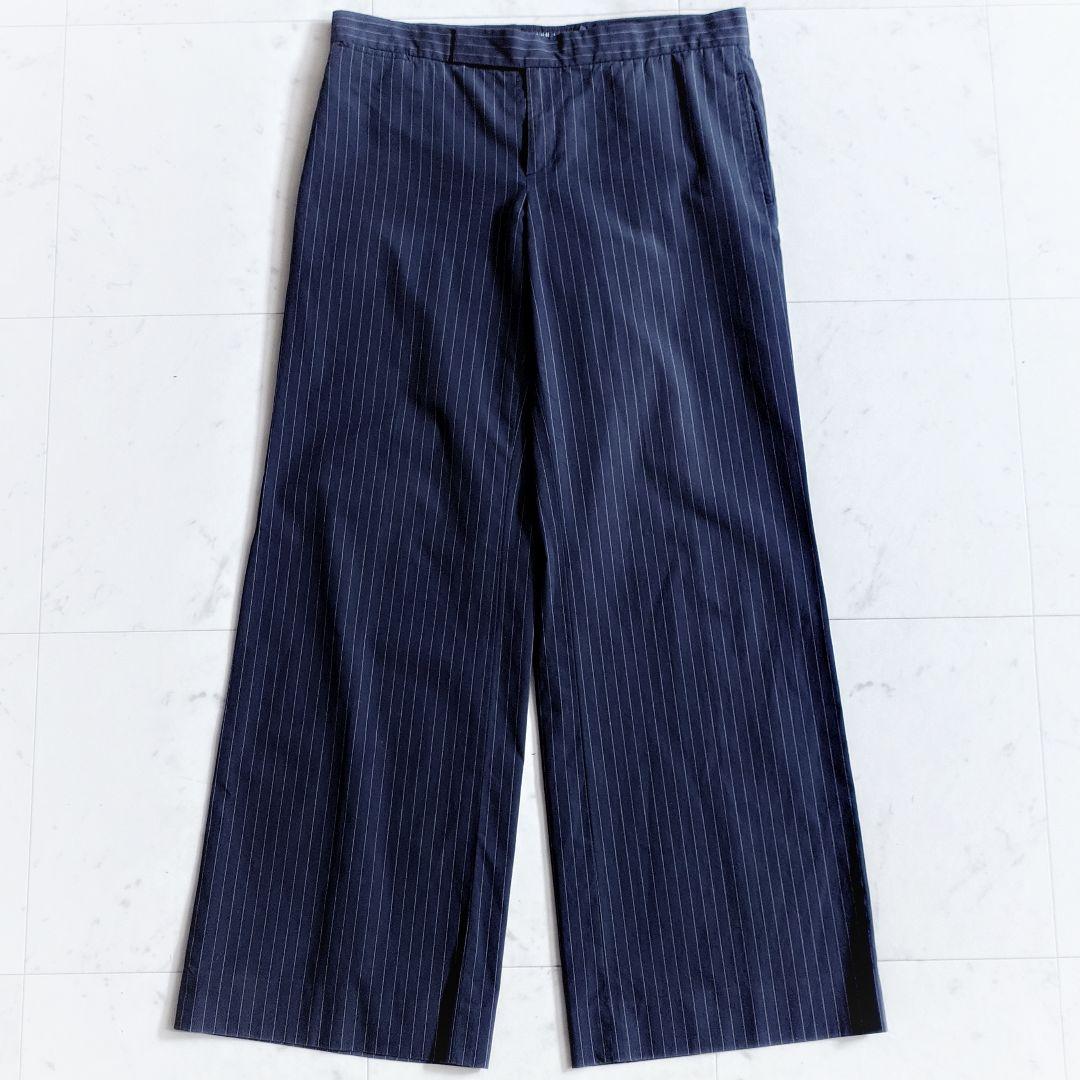 美品【大きいサイズ11】ラルフローレン ストライプ パンツスーツ セットアップ