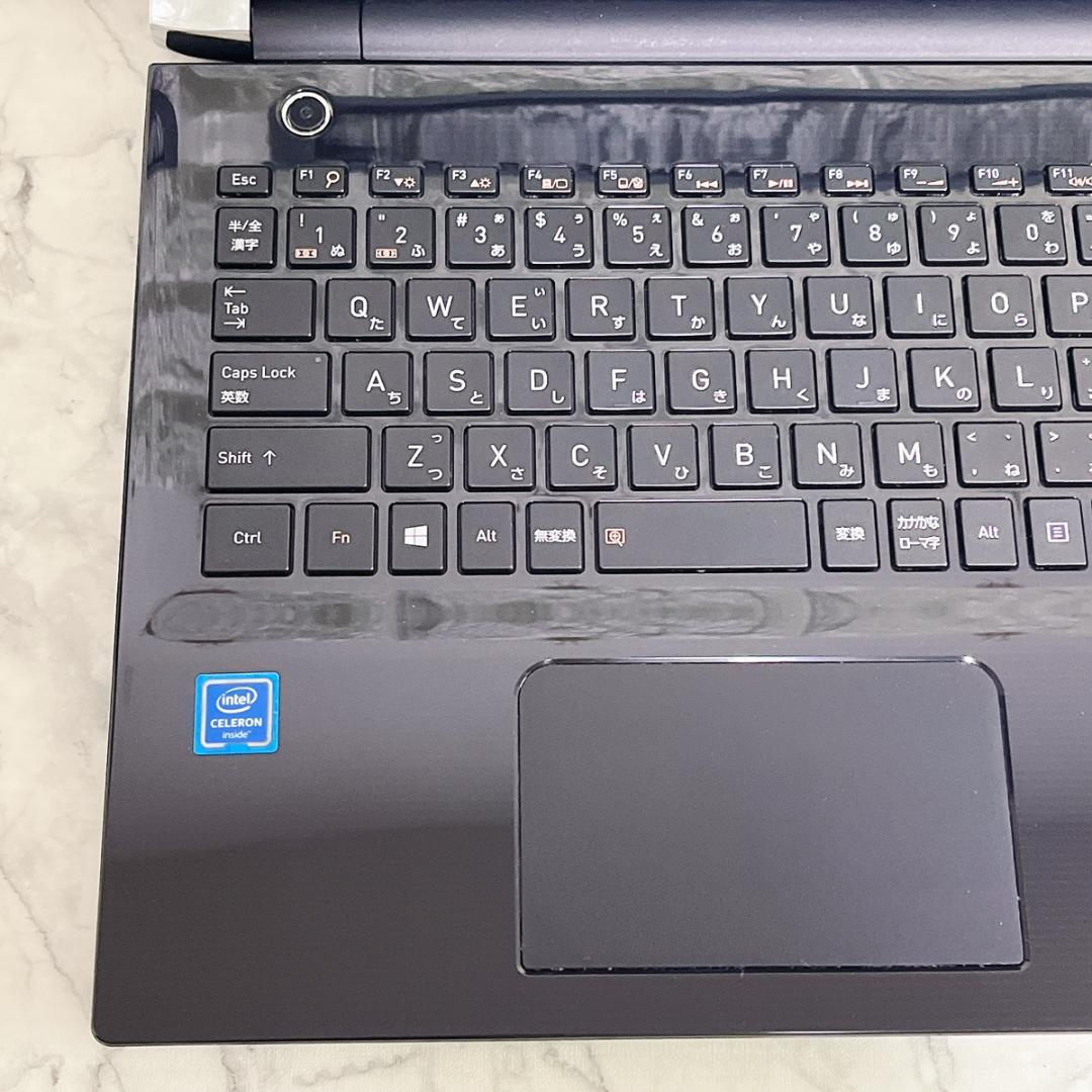 美品✨Windows11✨新品爆速SSD薄型ノートパソコン黒✨カメラ オフィス付