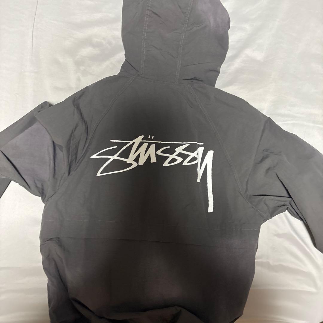 Stüssy ブラック ナイロンジャケットシェルジャケット最安値！！！