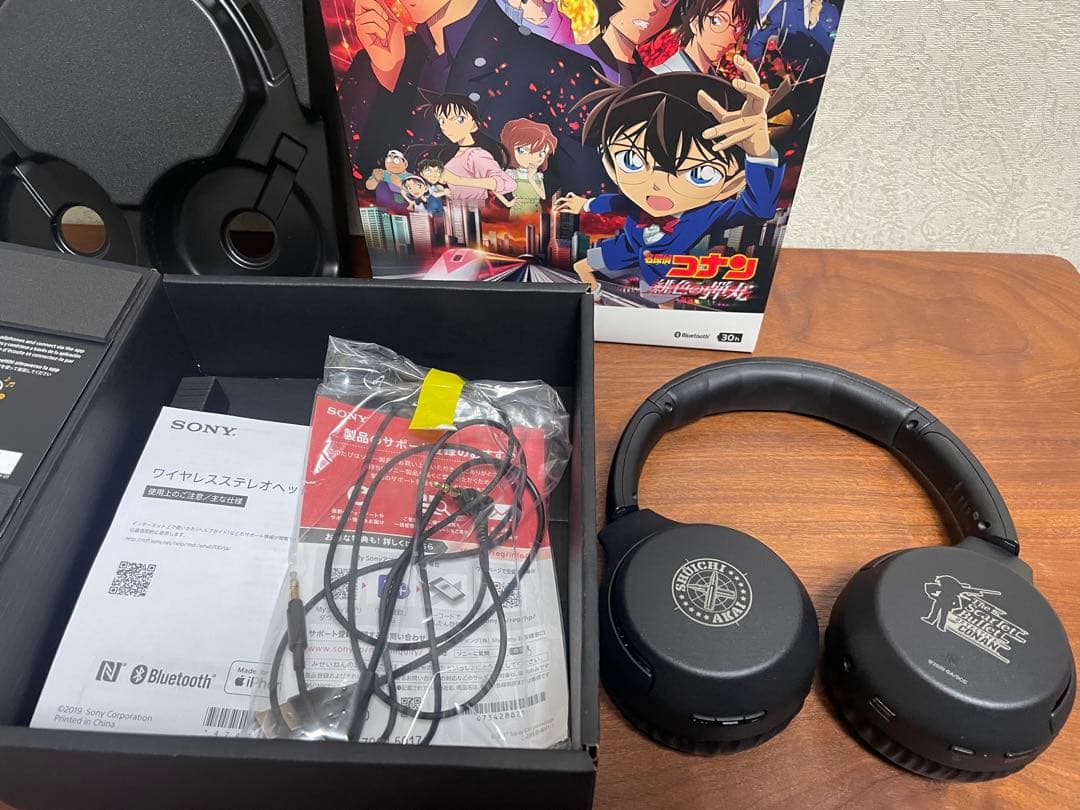SONY ワイヤレスヘッドホン アニメデザイン　名探偵コナン