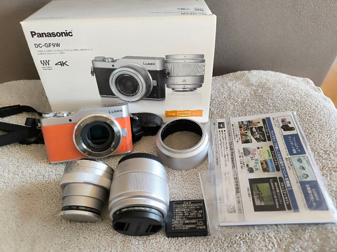 Panasonic LUMIX　DC-GF9W ミラーレスカメラ オレンジ