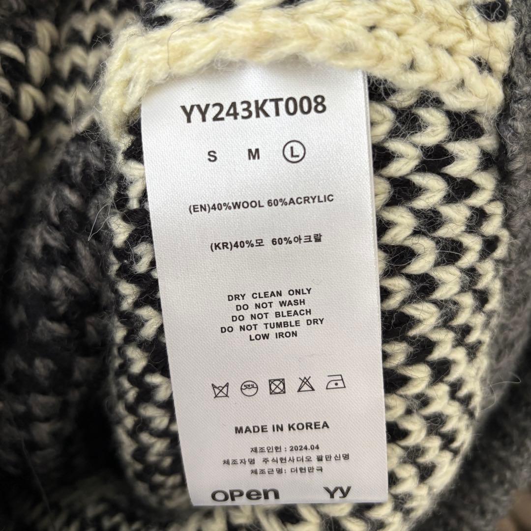 OPEN YY オープンワイワイ ウールカーディガン