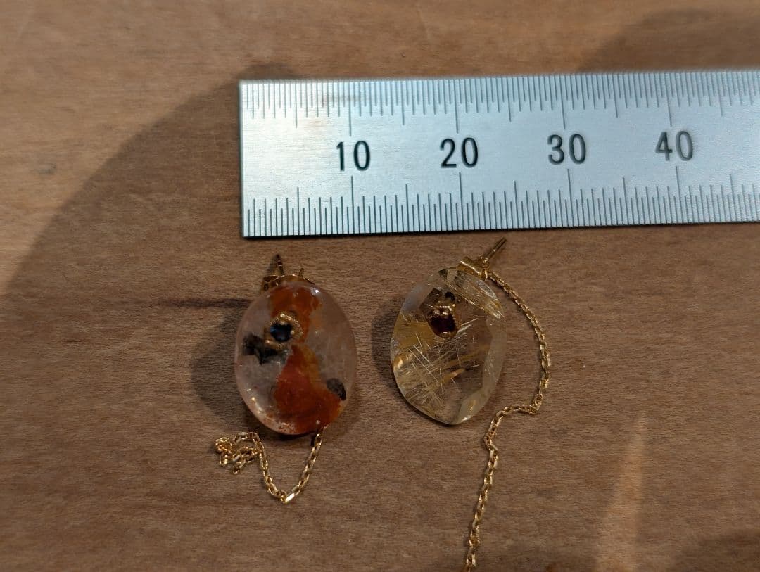 MONAKA Jewellery　モナカ　フラットピアス　錦鯉