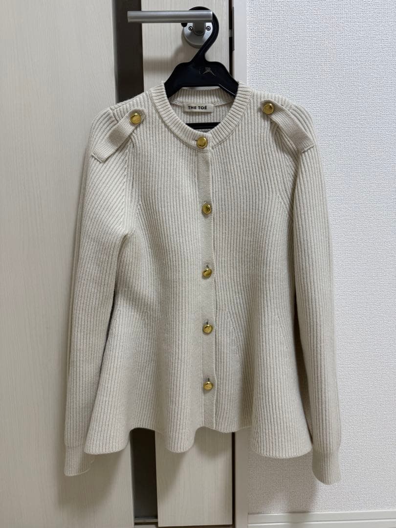 トップス the toe Rosen Peplum Cardigan