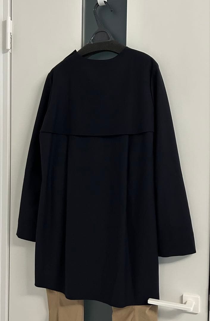 エンフォルド ネイビーサイドスリット 胸ポケット プルオーバー ブラウス