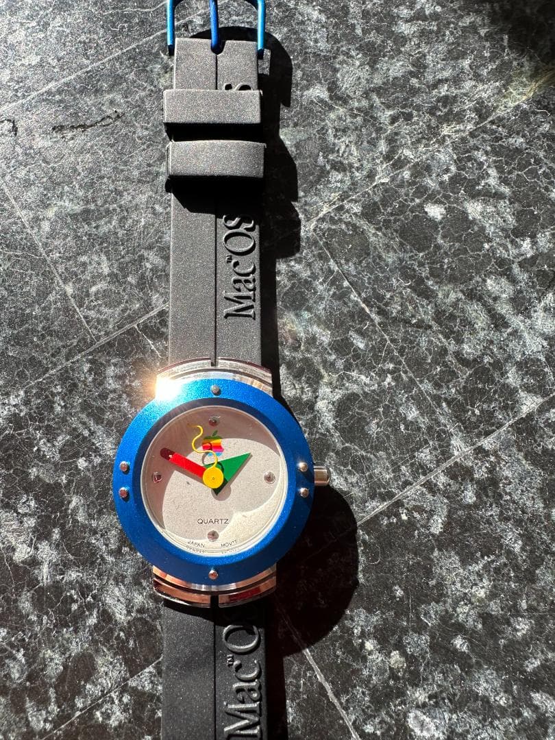 【超希少＆超美品】 Apple Mac OS のノベルティウォッチ