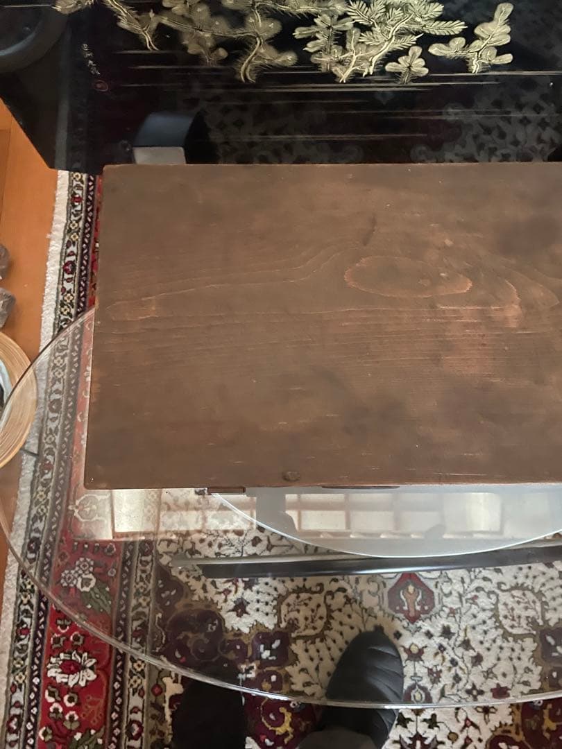 座卓　文机　骨董　古い家具