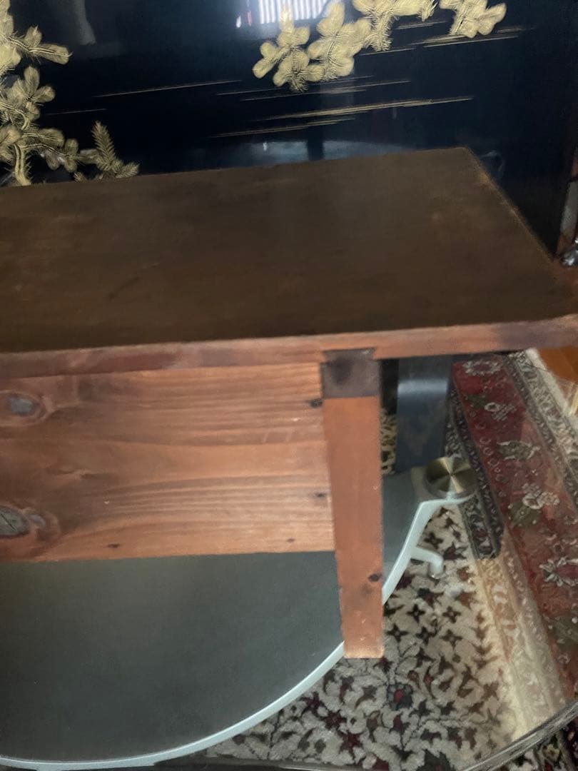 座卓　文机　骨董　古い家具